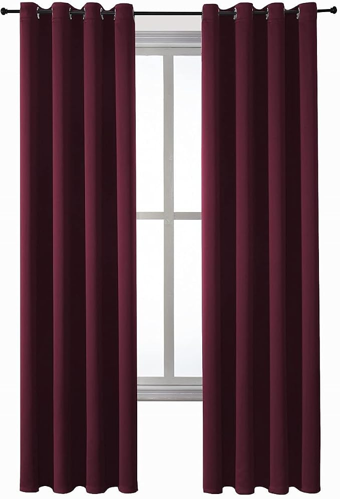ChrisDowa Blackout Curtains for Bedroom and Living Room 95 Inches Long | 2 - Image 7