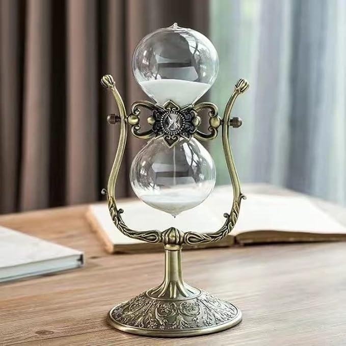 Hourglass Timer, 15 Minutes Hourglass Timer, Hourglass Desk Decor,Embossed - Image 7