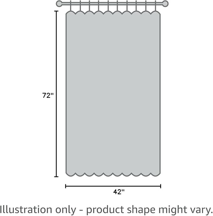 Red Thermal Blackout Curtains/42 x 72 Inch/Set of 2 Panels Room Darkening - Image 10