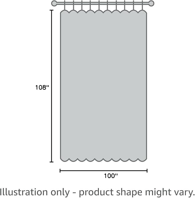 Yakamok Natural 100% Blackout Patio Door Curtain Panels W100 x L108, 1 Panel | - Image 8