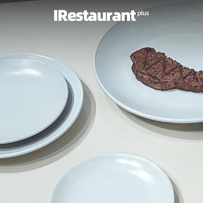 Stoneware Coupe Commercial Grade Dinnerware, Matte White Plate 11.25", Case of 12