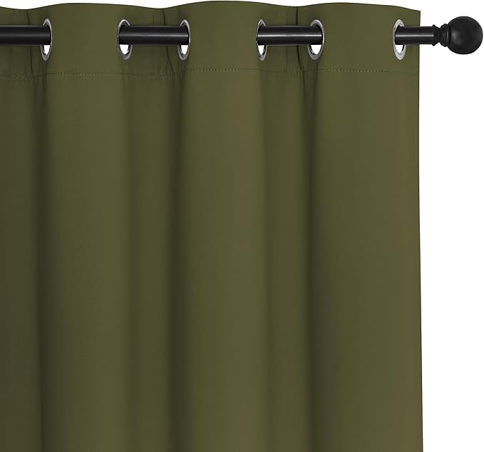 NICETOWN Bedroom Curtain Room Darkening Drapery 102 inches Length - Image 7