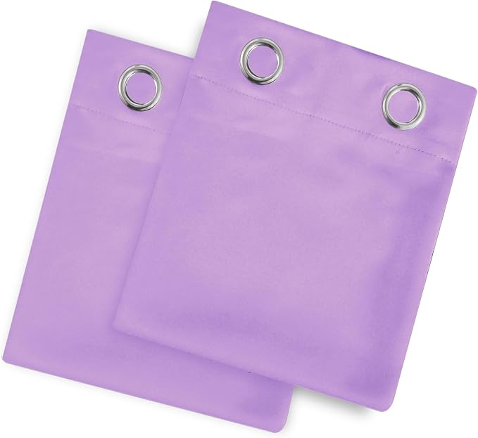 Blackout Curtains 52 x 120 Inch Long Lavender Curtains Set of 2 Panels Room - Image 9