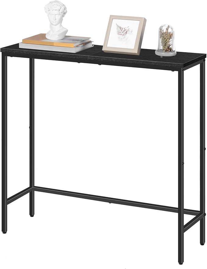 HOOBRO 2 Pack Narrow Console Table, 29.5" Small Entryway Table, Thin Long Sofa - Image 9
