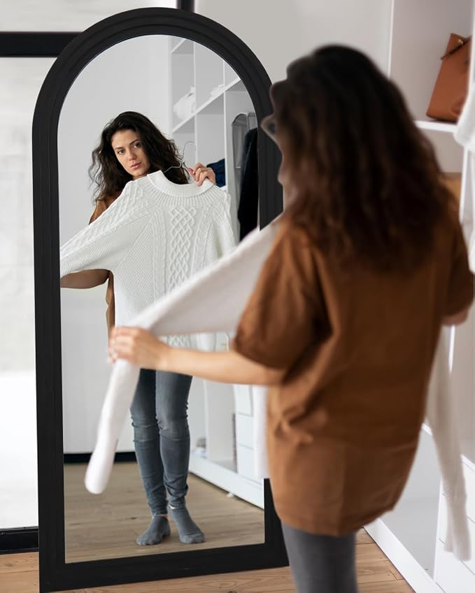 Full Length Mirror, Oversized Stand Up Mirrors Large Wall Mirrors, Wall Mounted - Image 8