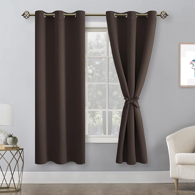 Blackout Curtains for Bedroom and Living Room, 42 x 72 Inch | Thermal Insulated - Image 8