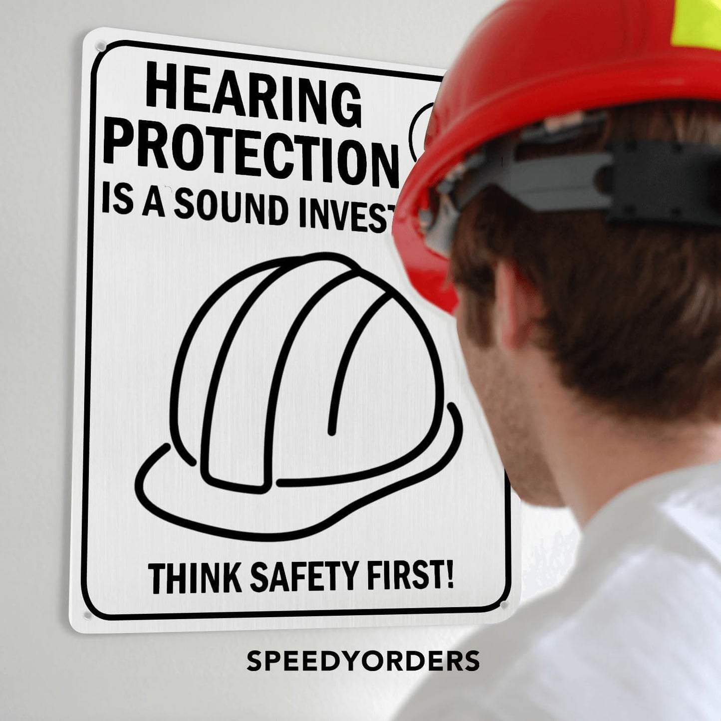 Custom Outdoor Metal Signs, Personalized Aluminum Signs, Customized Safety Signs, Metal Business Signs, Waterproof Outdoor Business Signs, White Aluminum (White, 30x24 In)