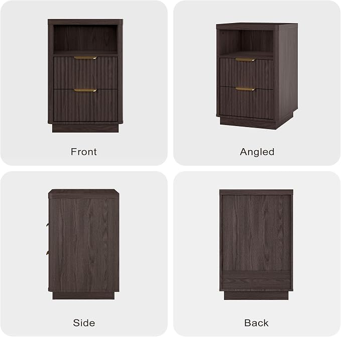 4-Piece Fluted Living Room Set Includes 31.5" Fluted Lift Top Coffee Table - Image 9