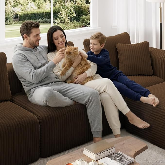 Novilla Modular Sectional Sofa, Modern Cloud Sectional Couch - Image 11