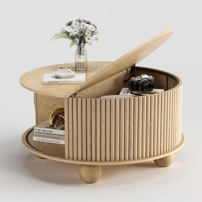 JOINICE Round Coffee Table - Image 8