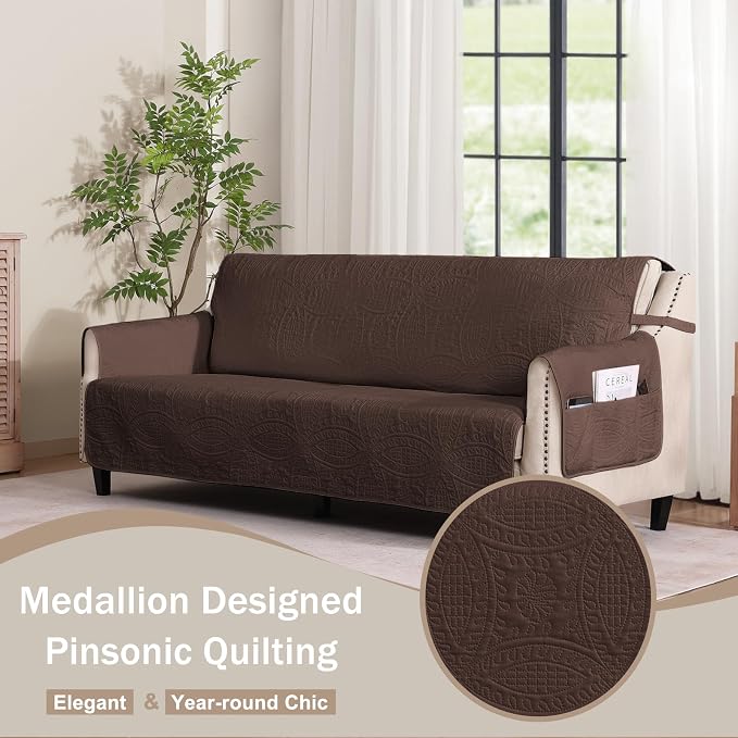 Soft Couch Cover 2 Cushion Sofa, Water-Repellent Sofa Slipcovers - Image 8