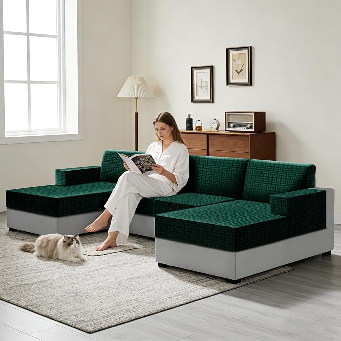 UNBBRRL Stretch Couch Seat Cushion Cover - Image 6