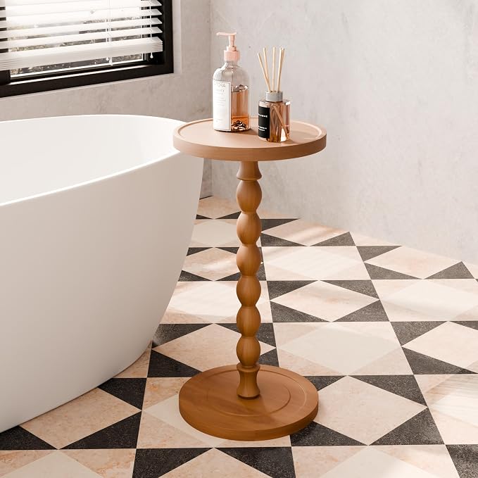 Small Side Table, Rubberwood Drink Table - Image 7
