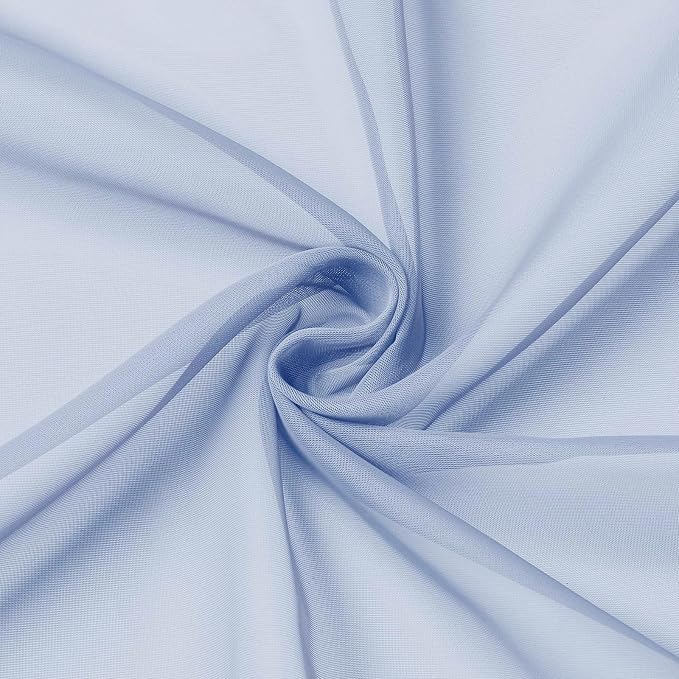 Sheer Curtains 63 Inch Length 2 Panels Set - Image 9