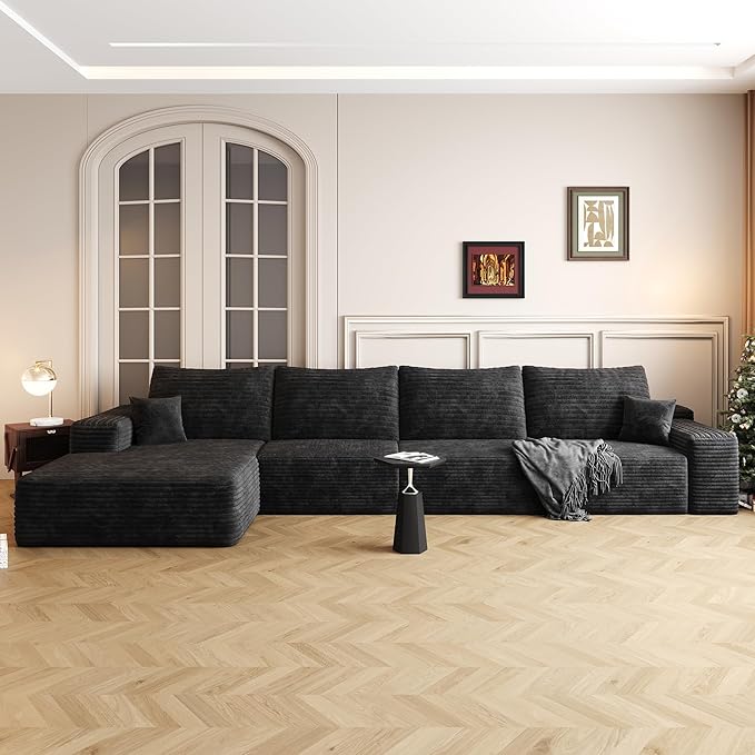 136" Sectional Couches for Living Room Cloud Couch Sofa - Image 8