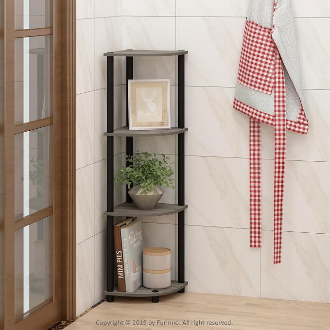Furinno BESI TV Stand, No Tools Assembly Industrial Style Entertainment Center - Image 7