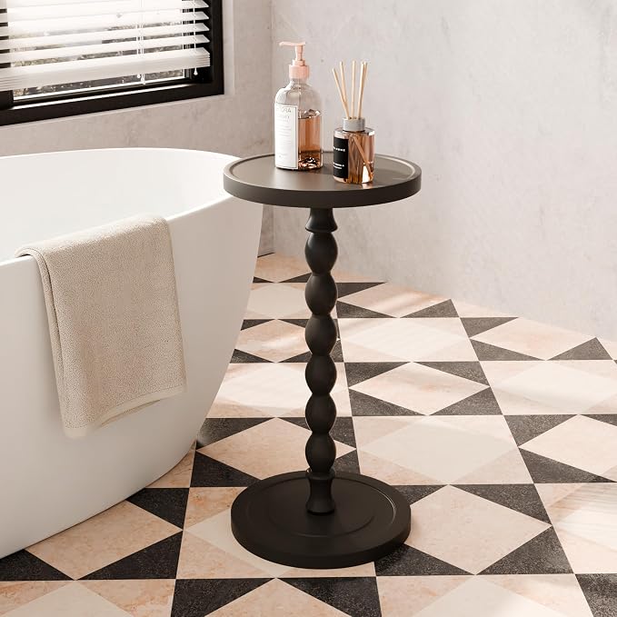 Small Side Table, Rubberwood Drink Table - Image 7