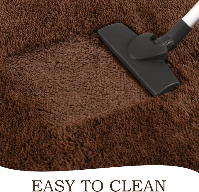Chicrug Soft Runner Rug for Bedroom Living Room Plush Fluffy Rug 2x6 | Shag - Image 7