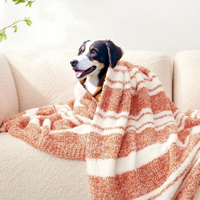 Snuggle Sac Orange Fall Throw Blanket - Image 8