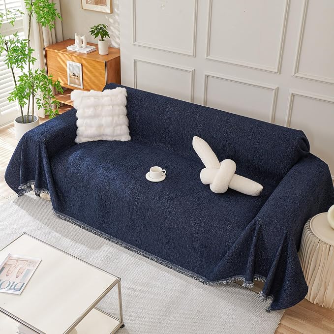DREAMINGO Sofa Covers Washable Thick Chenille Couch Cover - Image 7