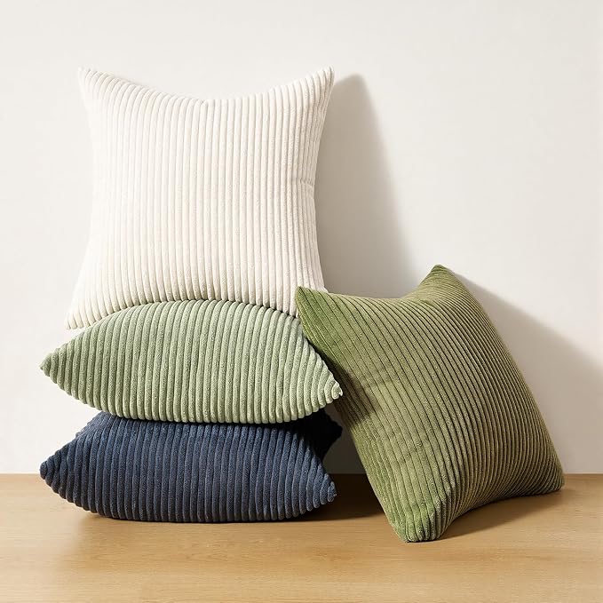 Topfinel 20x20 Set of 4 Livingroom Cushion Covers Soft Boho Decorative Velvet - Image 7