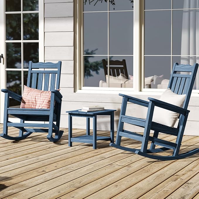 Stoog All-Weather Patio Rocking Chairs Set of 2 - Image 9