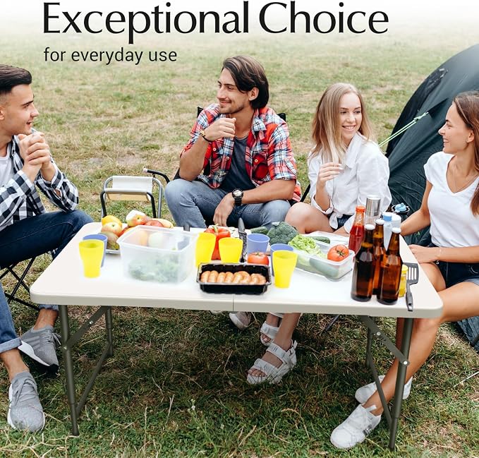 10 Pack of 4 Feet Foldable Table - Image 6