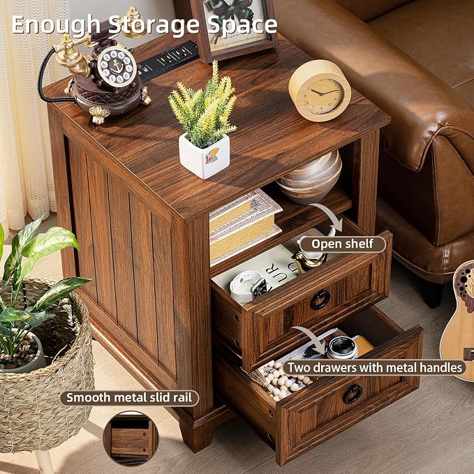 Farmhouse Coffee Table Set of 3, Furniture Set - Image 9