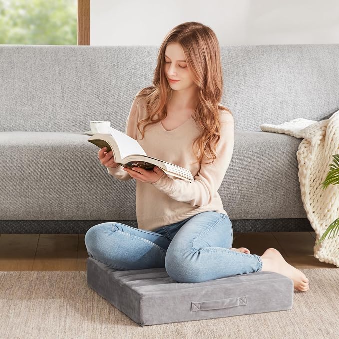 Codi Floor Cushions for Adults, Large Meditation Pillows - Image 9