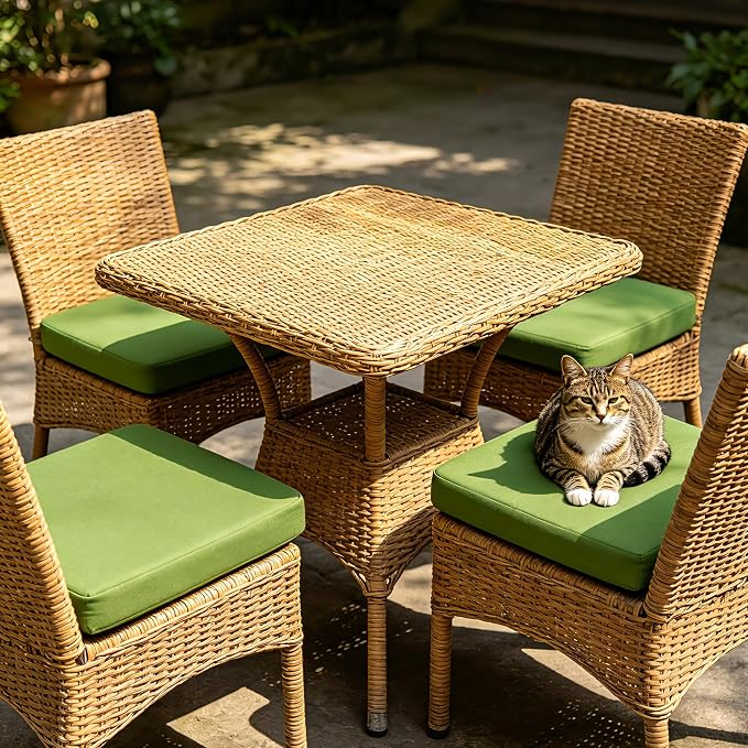 Sqodok Outdoor Cushion Covers 18x18 inch, Wicker Chair - Image 9