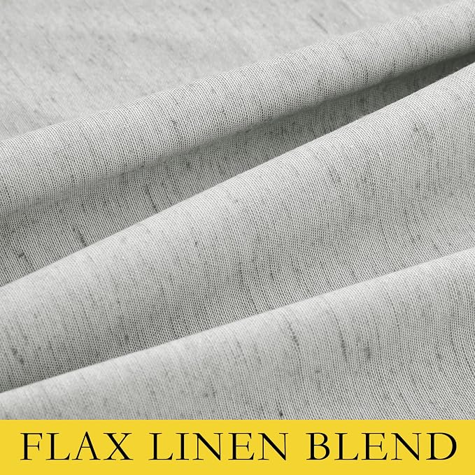 NICETOWN Grey Complete 100% Blackout Curtain Set - Image 8