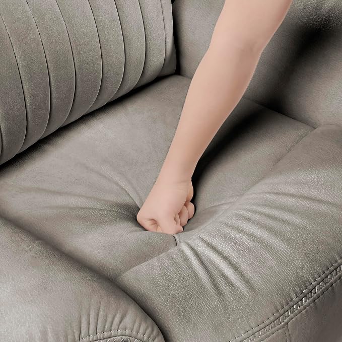 Lexicon Manual Double Reclining Loveseat, Polished Microfiber Manual Wall - Image 13