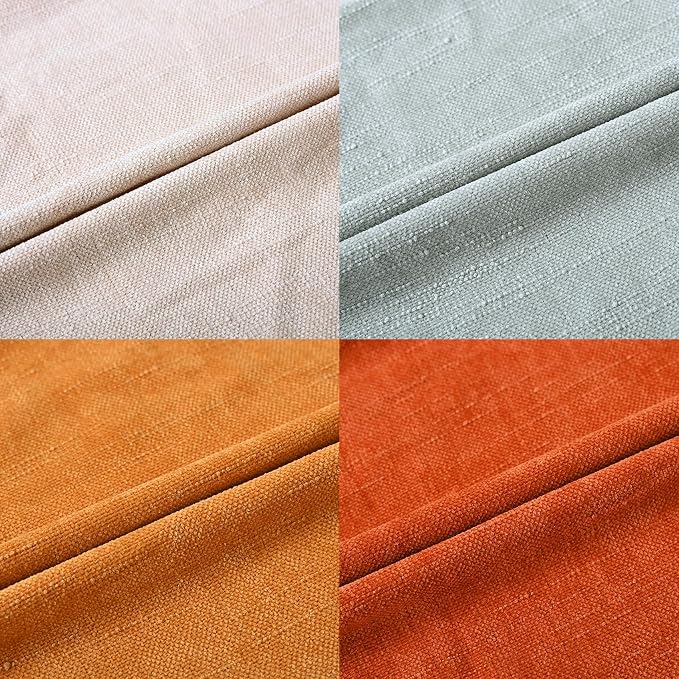 Set of 4 Soft Textured Decorative Throw Pillow Covers 20x20 Inch Cozy Farmhouse - Image 7