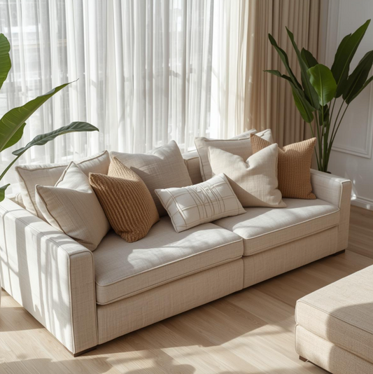 How to Choose the Right Cushion Size and Arrangement for Your Sofa