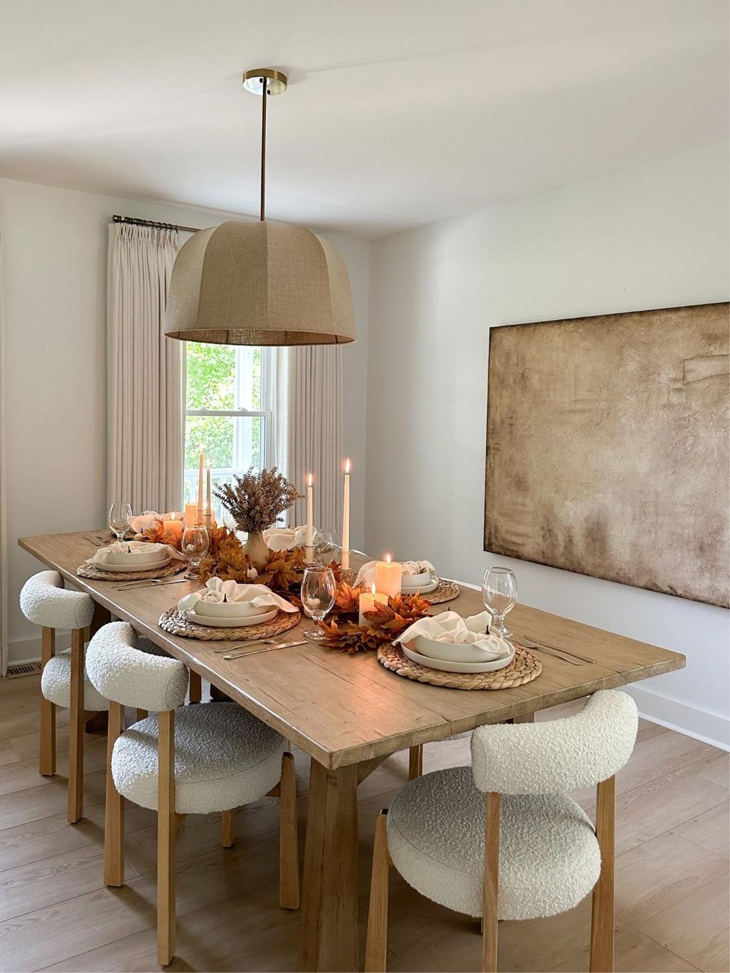 How to Create a Warm & Elegant Fall Dining Table