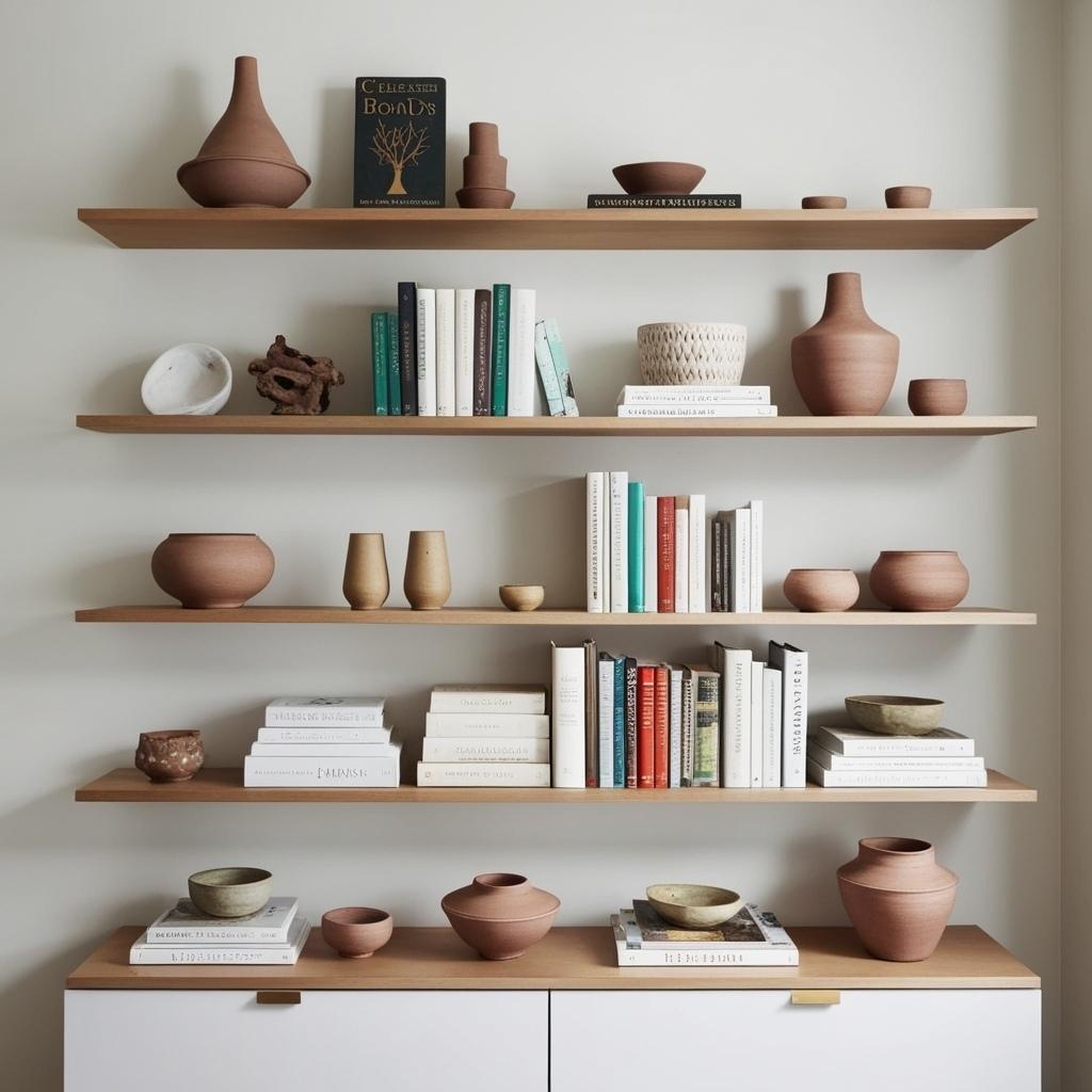 How to Style Open Shelves So They Look Beautiful, Not Busy