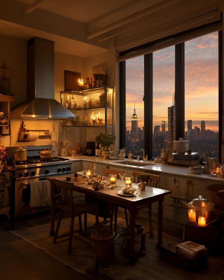 🕯️ Why Cozy Evening Kitchens Feel Better Than Going Out
