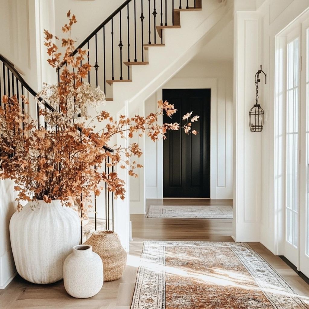 How to Create a Warm & Welcoming Fall Entryway