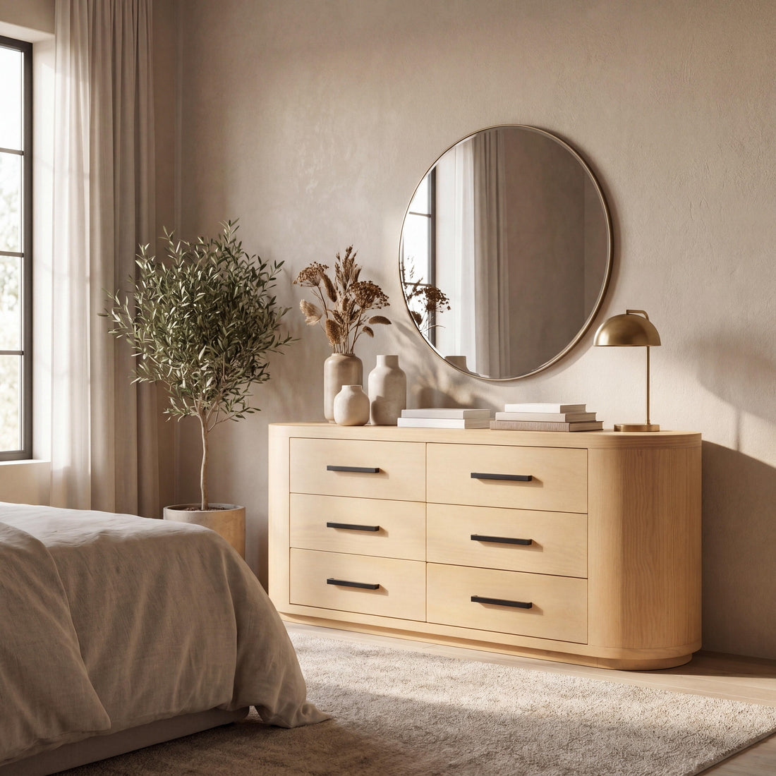 How to Style a Bedroom Dresser Without Creating Clutter