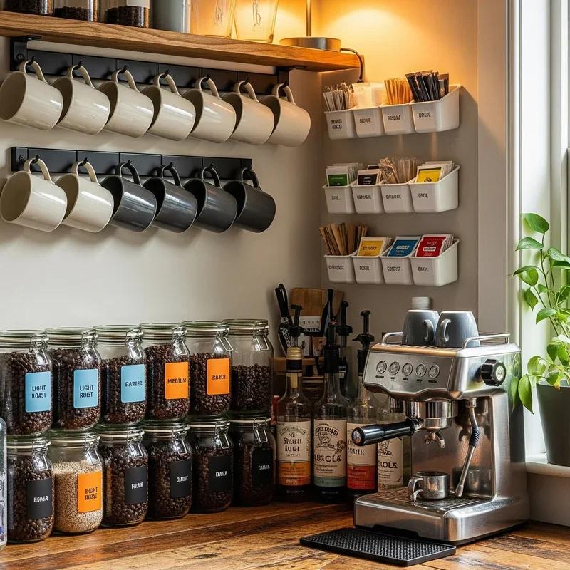 7 Coffee Bar Organization Ideas That Make Mornings Easier ☕🏡