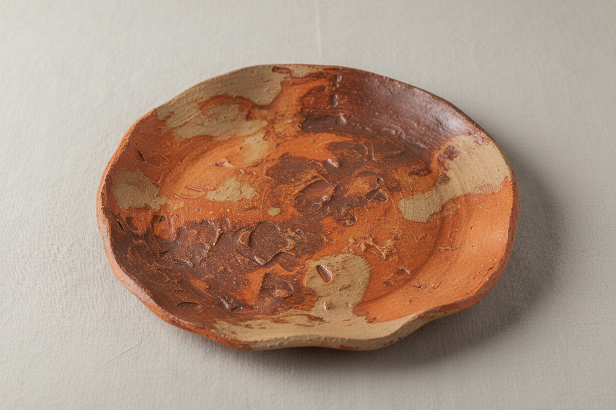 Earthenware plate