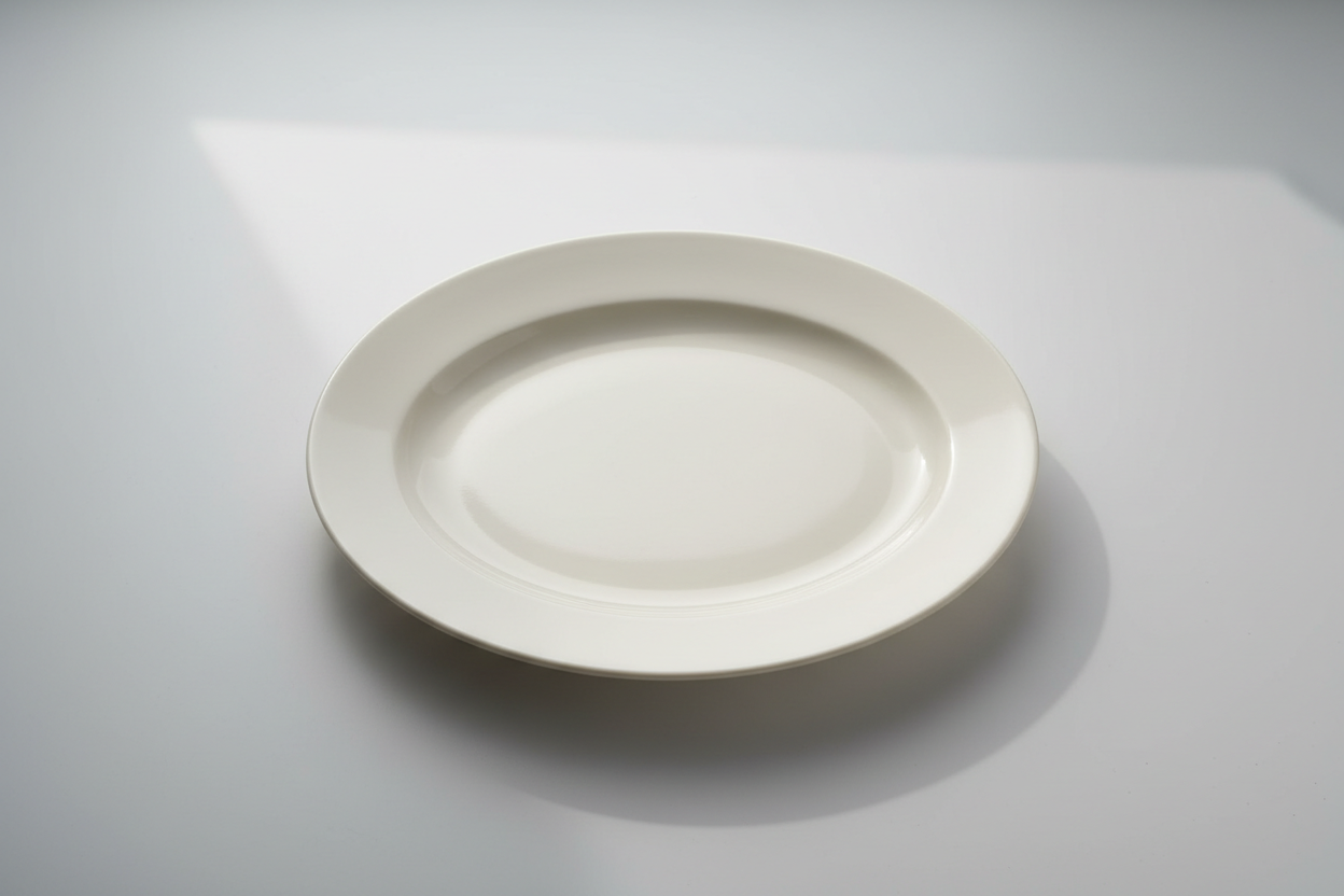 Oval plate
