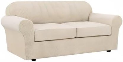 H.VERSAILTEX 3 Piece Stretch Sofa Covers - Image 9