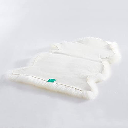 HUAHOO Premium Genuine Sheepskin Rug Real Australia Sheepskin Natural Luxury - Image 2