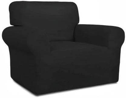 PureFit Super Stretch Chair Covers Fleece Couch Covers - Image 8