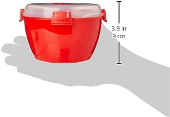 Sistema 1109ZS Microwave Collection Noodle Bowl 1 Count (Pack of 1) Red