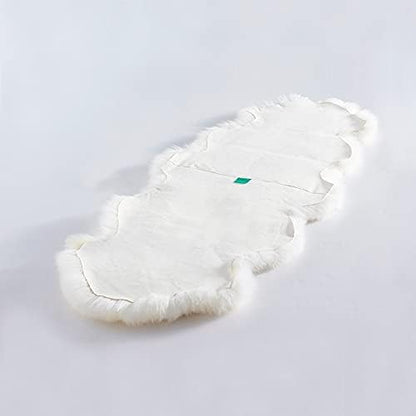 HUAHOO Premium Genuine Sheepskin Rug Real Australia Sheepskin Natural Luxury - Image 2