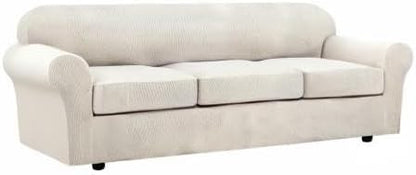H.VERSAILTEX 4 Piece Stretch Sofa Covers - Image 10