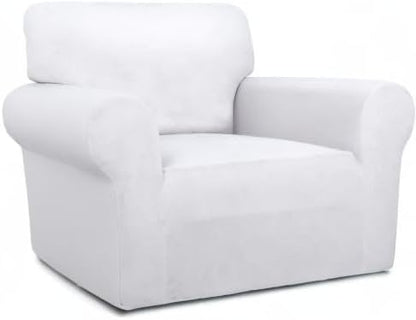 PureFit Super Stretch Chair Covers Fleece Couch Covers - Image 8