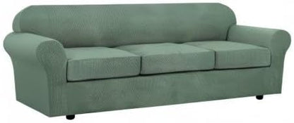 H.VERSAILTEX 4 Piece Stretch Sofa Covers - Image 9
